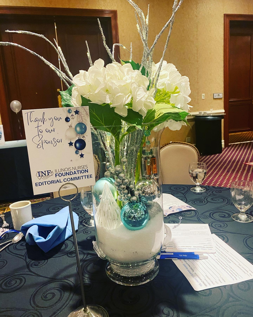 Nursing students at conference event