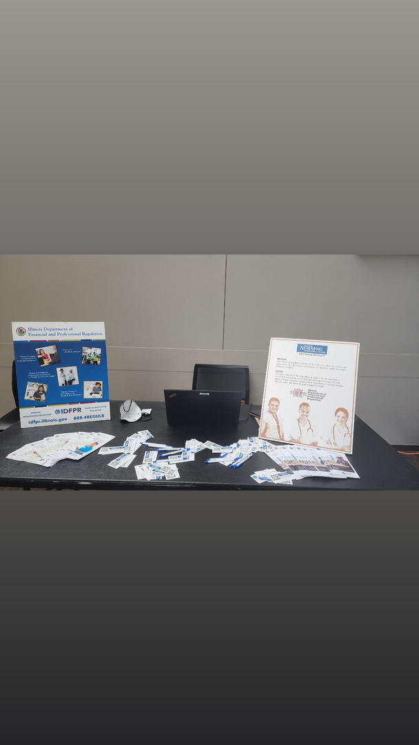 Nursing conference booth